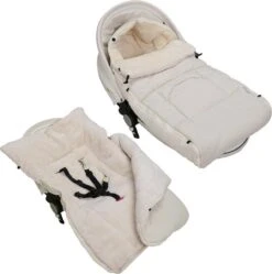 Monzana Kinderwagen Voetenzak Beige | Teddy | Maxi-Cosi | Met Opbergtas -Aanbiedingen BIBS Winkel 1190x1200 35