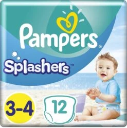 Pampers® Pampers Splashers 12 Wegwerpbare Zwemluiers - Maat 3-4 -Aanbiedingen BIBS Winkel 1191x1200 1