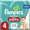 Pampers® Pampers Baby-Dry Pants Maat 4 (9kg-15kg) - 24 Luierbroekjes