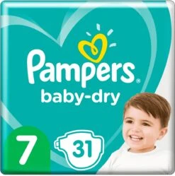Pampers® Pampers Baby-Dry Maat 7 (15kg+) - 31 Luiers 17 Pampers® Pampers Baby-Dry Maat 7 (15kg+) - 31 Luiers -Aanbiedingen BIBS Winkel 1191x1200 9
