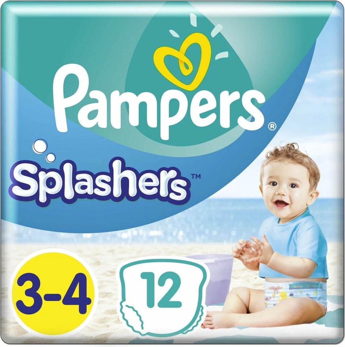 Pampers® Pampers Splashers Wegwerpbare Zwemluiers - Maat 3-4 (6-11 Kg) - 36 Stuks - Voordeelverpakking 12 Pampers® Pampers Splashers Wegwerpbare Zwemluiers - Maat 3-4 (6-11 Kg) - 36 Stuks - Voordeelverpakking - Afbeelding 12