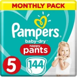 Pampers® Pampers Baby Dry Pants Luierbroekjes - Maat 5 - Mega Pack - 144 Luierbroekjes
