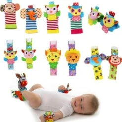 Baby Rammelaar | Baby Rammelaar Sokjes En Rammelaar Armbanden|4-delig Rammelaar Set|Pols- En Voetrammelaar Set| 0 T/m 24 Maanden | Babyarmband | Babysokken | Babykleding|Pasgeboren Baby| Baby Gift Set -Aanbiedingen BIBS Winkel 1194x1200 16