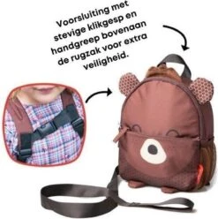 Kindertuigje Met Looplijn - Rugzak Voor Peuter & Kleuter - Tuigje Kind - Rugzaktuigje - Beer -Aanbiedingen BIBS Winkel 1195x1200 43