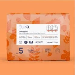 Pura Eco-Friendly Luiers Maat 5 (11-25kg), 125 Luiers
