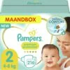 Pampers® Pampers - Premium Protection - Maat 2 - Maandbox - 216 Luiers