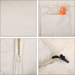 Monzana Kinderwagen Voetenzak Beige | Teddy | Maxi-Cosi | Met Opbergtas -Aanbiedingen BIBS Winkel 1196x1200 33