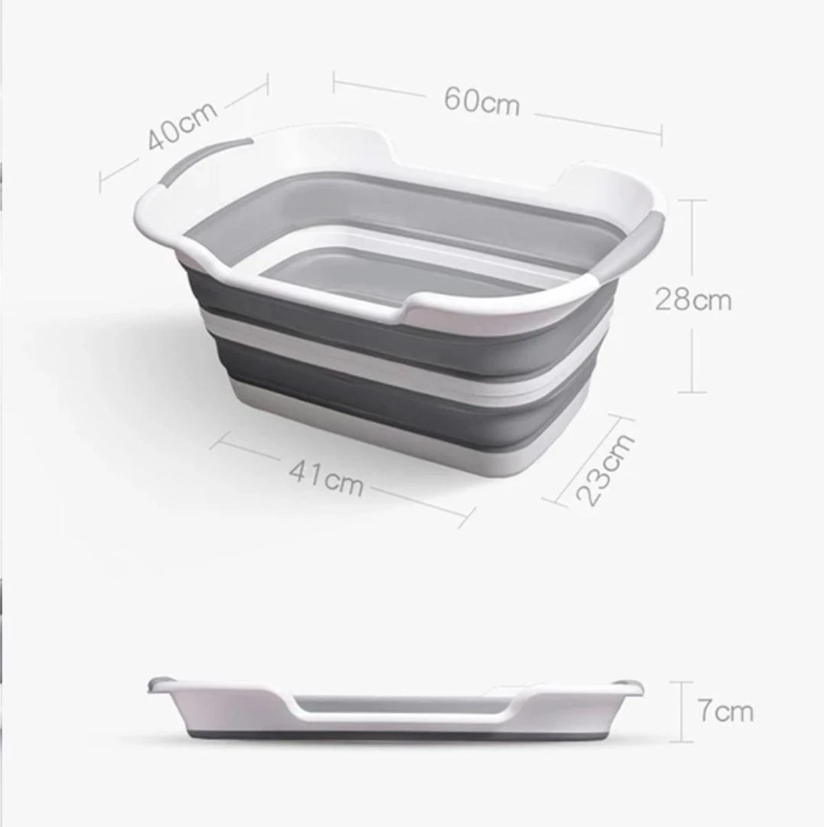 ON Home | Opvouwbaar Babybadje | Opvouwbaar Bad | Grijs 1 ON Home | Opvouwbaar Babybadje | Opvouwbaar Bad | Grijs