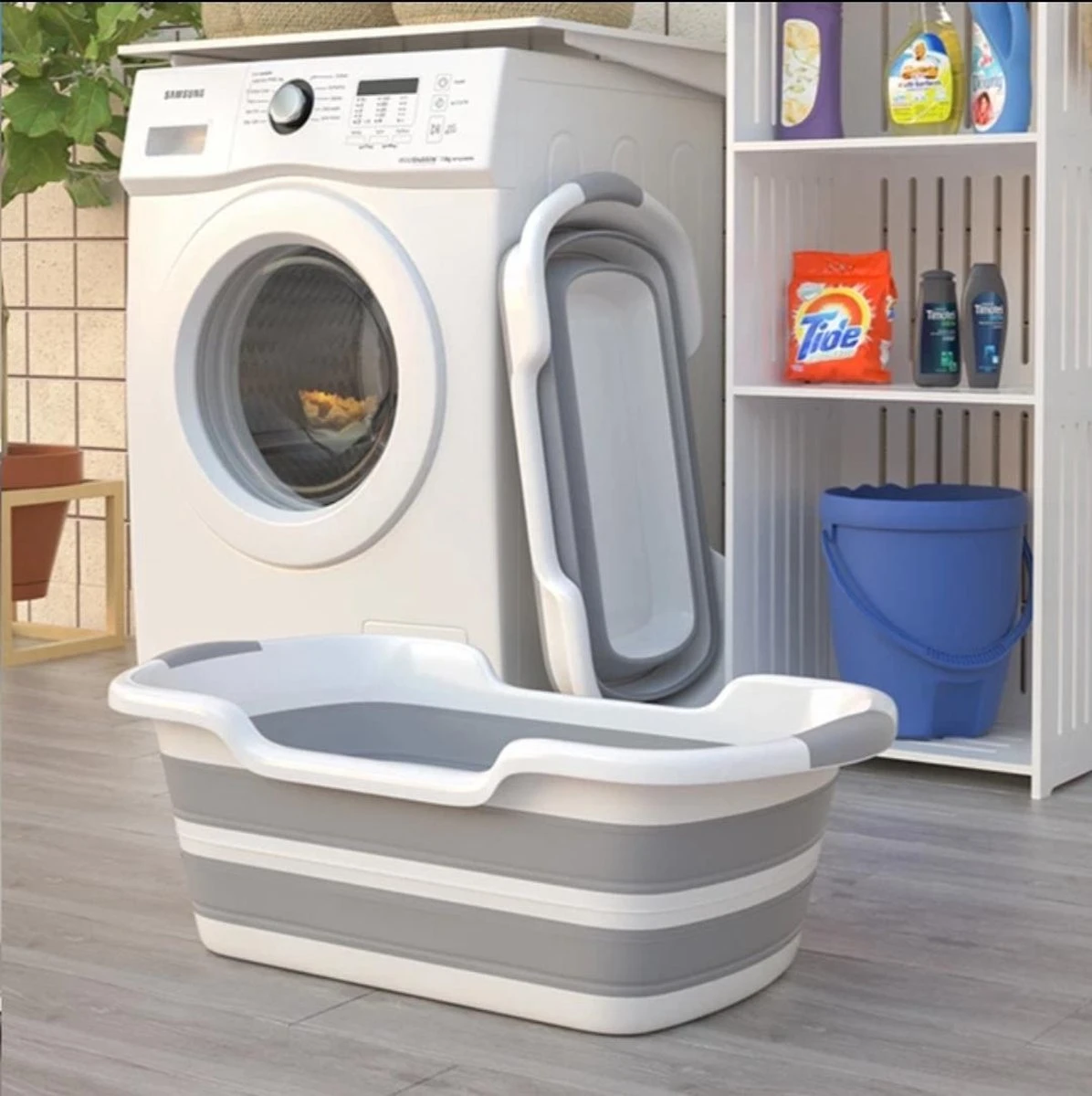 ON Home | Opvouwbaar Babybadje | Opvouwbaar Bad | Grijs 4 ON Home | Opvouwbaar Babybadje | Opvouwbaar Bad | Grijs - Afbeelding 4