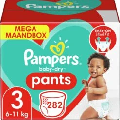 Pampers® Pampers Baby Dry Pants Luierbroekjes - Maat 3 - Mega Maandbox - 282 Luierbroekjes