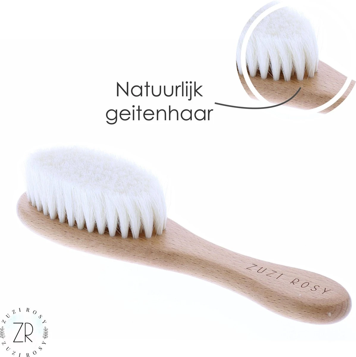 ZUZI ROSY® - Baby Borstel - Baby Verzorgingsset - 3 Stuks - Hout - Haarborstel En Kam - Kraamcadeau - Babyshower Gift - Incl. Opbergzakje 5 ZUZI ROSY® - Baby Borstel - Baby Verzorgingsset - 3 Stuks - Hout - Haarborstel En Kam - Kraamcadeau - Babyshower Gift - Incl. Opbergzakje - Afbeelding 5