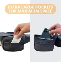 Deryan Pack Light Luxe Heupdrager - Ergonomische Draagzak + Opbergvakjes Zwart -Aanbiedingen BIBS Winkel 1197x1200 46