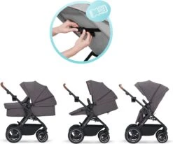 Kinderkraft B-Tour Ash Grey 3-in-1 Combi Kinderwagen Incl. Autostoel KSBTOU00DGR3000 -Aanbiedingen BIBS Winkel 1200x1003 7