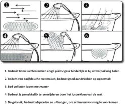 VinkToys® Badmatje - Antislip - Kinder Antislip Mat Bad / Douche - Voor Kinderen En Baby's - Mat Voor In Bad - Mat Voor In Douche - Douchemat Met Zuignappen - 69 X 39 Cm - Olifant -Aanbiedingen BIBS Winkel 1200x1005 3