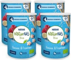 NaturNes Bio Nutripops Banaan Framboos - Baby Tussendoortje - Vanaf 8 Maanden - 4 Stuks -Aanbiedingen BIBS Winkel 1200x1007 7