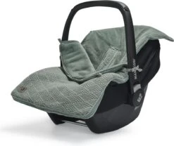 Jollein Voetenzak Voor Autostoel & Kinderwagen - River Knit - Ash Green -Aanbiedingen BIBS Winkel 1200x1010 6