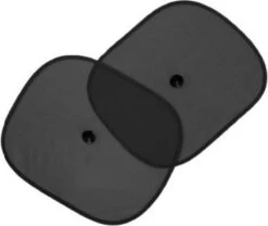 Zonnescherm Auto - Zonwering - Zijruit - UV Protectie - 2 Stuks Met Rheme Liniaal