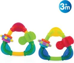 Nuby - Bijtspeelgoed - Bijtdriehoek - 3m+ -Aanbiedingen BIBS Winkel 1200x1013 4
