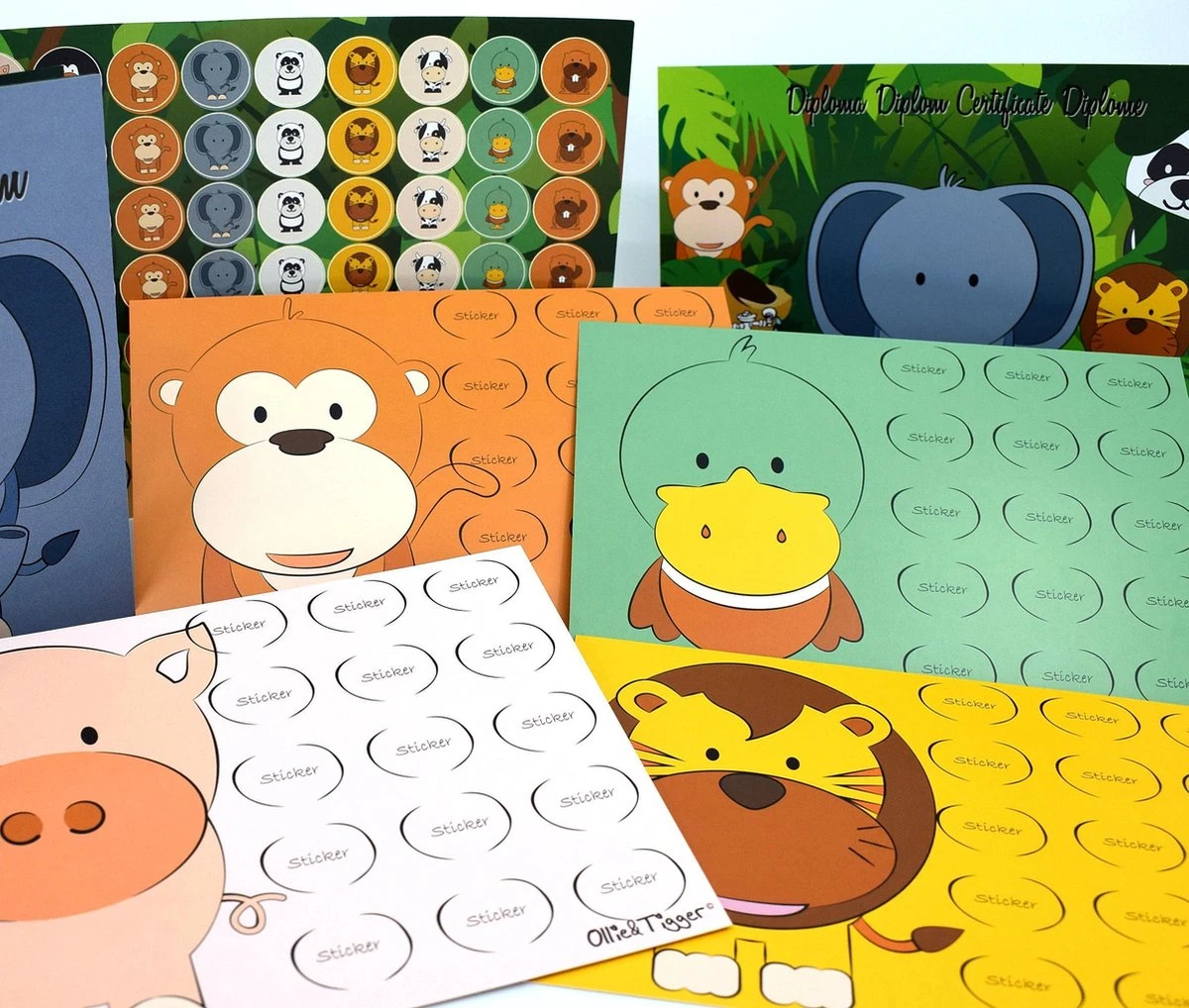 Ollie & Tigger Plaskaarten Voor Zindelijkheidstraining - Beloningssysteem 2 Ollie & Tigger Plaskaarten Voor Zindelijkheidstraining - Beloningssysteem - Afbeelding 2