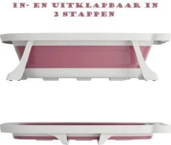 Babybadje - Peuterbadje - Opvouwbaar - Incl. Baby Badkussen - 84 Cm Lang - 0 Tot 3 Jaar - Roze -Aanbiedingen BIBS Winkel 1200x1022 1