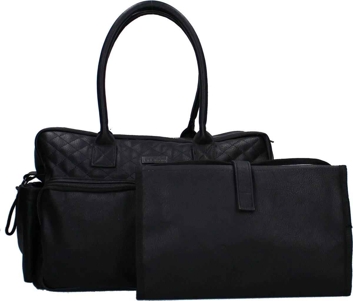 Kidzroom Vision Of Love Luiertas - Zwart - Verschoonmatje - Verstelbare Schouderband 17 Kidzroom Vision Of Love Luiertas - Zwart - Verschoonmatje - Verstelbare Schouderband - Afbeelding 17