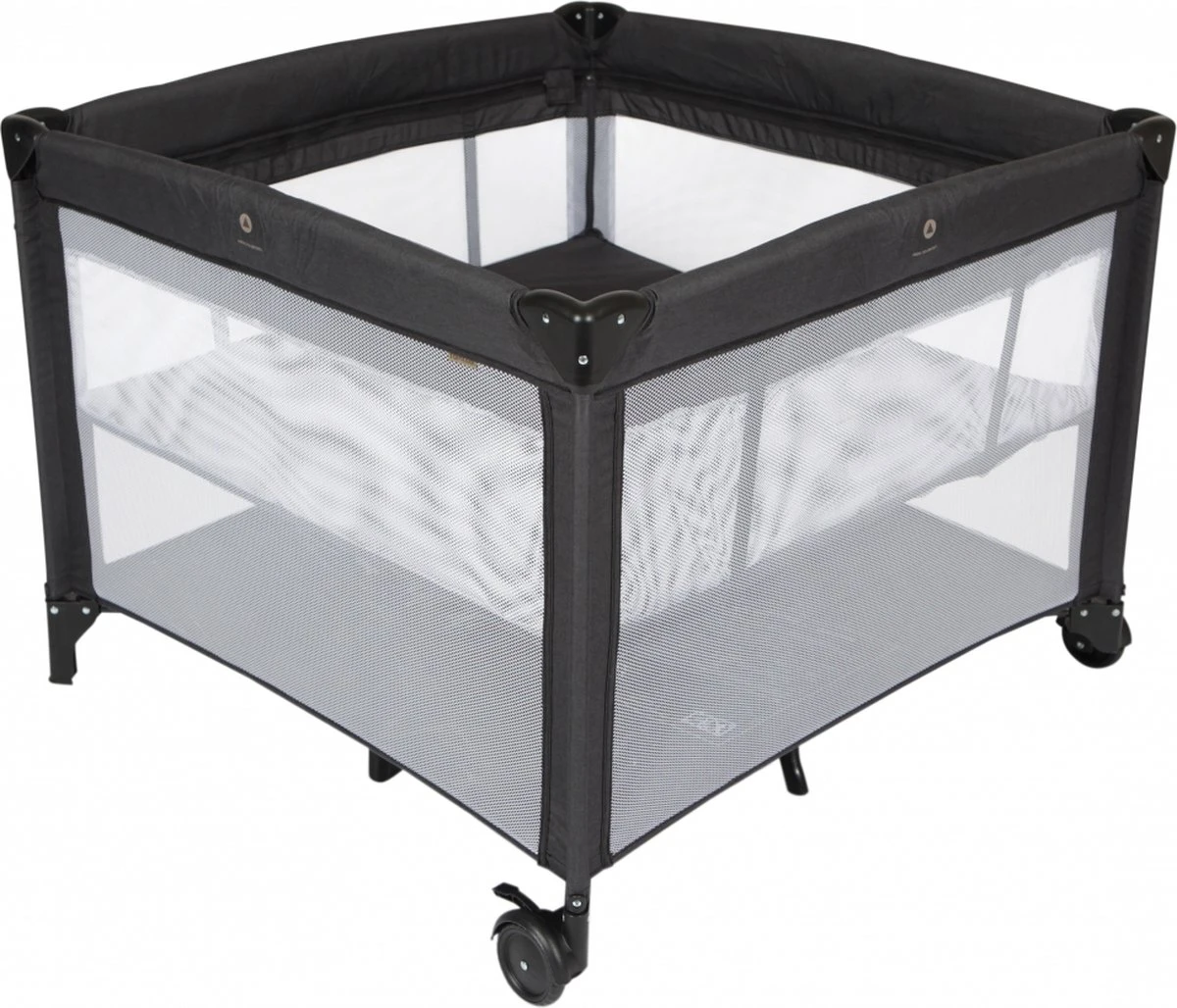 Topmark Reisbed/Box Parker - 100x100 Cm. - Black 2 Topmark Reisbed/Box Parker - 100x100 Cm. - Black - Afbeelding 2