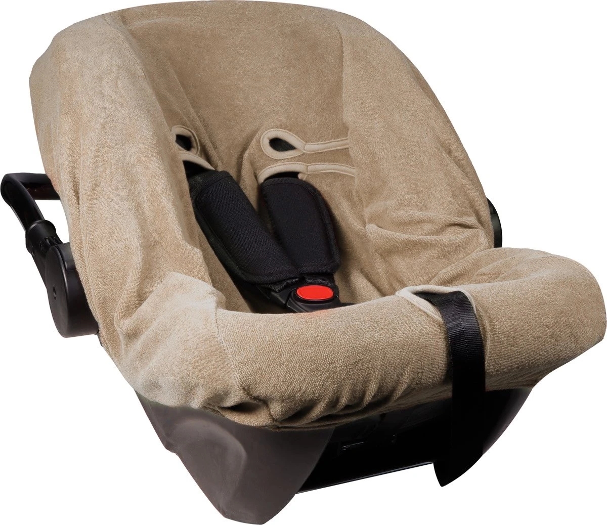 MamaLoes Badstof Nougat Groep 0+ Autostoelhoes ML010601 1 MamaLoes Badstof Nougat Groep 0+ Autostoelhoes ML010601
