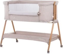 Co-Sleeper Chipolino Wieg KOSSD0212MO Sweet Dreams Mocca/Wood Incl. Wielen -Aanbiedingen BIBS Winkel 1200x1040 10