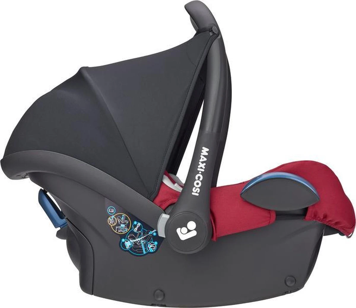 Maxi-Cosi CabrioFix Autostoeltje - Nomad Red 11 Maxi-Cosi CabrioFix Autostoeltje - Nomad Red - Afbeelding 11