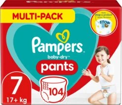 Pampers® Pampers Baby Dry Pants Luierbroekjes - Maat 7 (17+ Kg) - 104 Stuks - Multi-Pack 28 Pampers® Pampers Baby Dry Pants Luierbroekjes - Maat 7 (17+ Kg) - 104 Stuks - Multi-Pack -Aanbiedingen BIBS Winkel 1200x1042 1