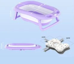 K IKIDO Babybadje - 3 In 1 Opvouwbaar - Multifunctioneel - Inclusief Badkussen - Baby Badje - Babybad - Peuterbadje - Lichtgewicht - Blauw -Aanbiedingen BIBS Winkel 1200x1042 6