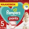 Pampers® Pampers Baby-Dry Pants Luierbroekjes - Maat 5 (12-17 Kg) - 140 Stuks - Maandbox