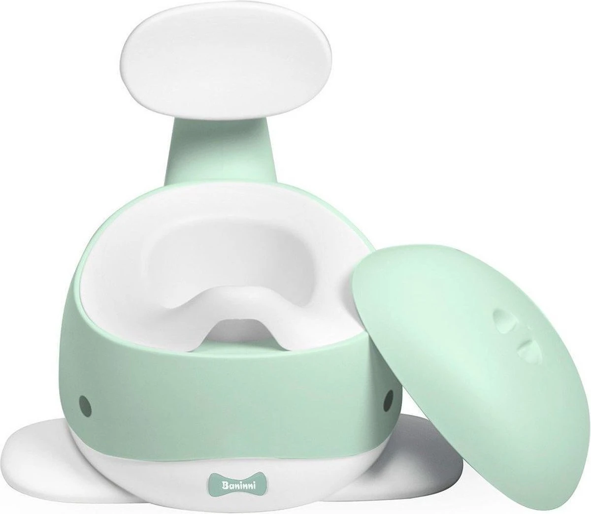 Baninni Plaspotje Potty Whale Groen 1 Baninni Plaspotje Potty Whale Groen