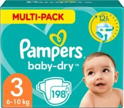 Pampers® Pampers Baby-Dry Luiers - Maat 3 (6-10 Kg) - 198 Stuks - Multi-Pack 24 Pampers® Pampers Baby-Dry Luiers - Maat 3 (6-10 Kg) - 198 Stuks - Multi-Pack -Aanbiedingen BIBS Winkel 1200x1045 1