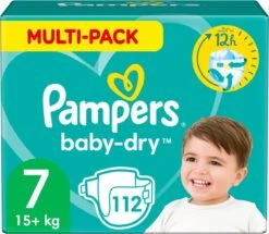 Pampers® Pampers Baby-Dry Luiers - Maat 7 (+15 Kg) - 112 Stuks - Multi-Pack 21 Pampers® Pampers Baby-Dry Luiers - Maat 7 (+15 Kg) - 112 Stuks - Multi-Pack -Aanbiedingen BIBS Winkel 1200x1045
