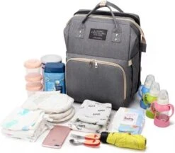 Buxibo 2-in-1 Luier- En Verzorgingstas - Inclusief Verschoon Matje - Baby Rug Tas Met Isoleervak - Diaper Backpack Bag - Reis Rugzak Inclusief Buggy En Kinderwagen Haken - Grote Capaciteit - -Aanbiedingen BIBS Winkel 1200x1048 11