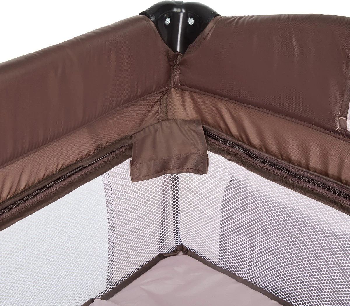 Tectake - Reisbedje Babybed Campingbed Dodo - 132x75x104cm Incl. Aankleedkussen En Draagtas - Bruin - 402203 2 Tectake - Reisbedje Babybed Campingbed Dodo - 132x75x104cm Incl. Aankleedkussen En Draagtas - Bruin - 402203 - Afbeelding 2