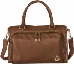 Grote Luiertas Double Zip Satchel Chestnut Redwood - Kunstleer - 42 Cm Breed -Aanbiedingen BIBS Winkel 1200x1049 12