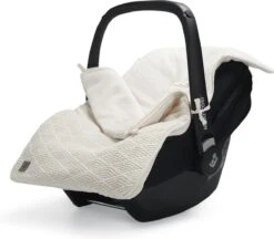 Jollein Voetenzak Voor Autostoel & Kinderwagen - River Knit - Cream White -Aanbiedingen BIBS Winkel 1200x1050 6