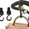 Baby Hangers Voor De Wandelwagen En Buggy + 2 Babylepels Cadeau - Nieuw In 2023 Met Verstevigde Draagbanden - 2 Stuks - De Flexibele Haken Draaien 360 Graden - Babytas Haak Voor Wandelwagen - 20 Kg Draagkracht