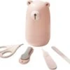 4 Stuks - Baby Nagelschaar - Vijl - Nagelknipper - Pincet - Roze - Beer Manicureset