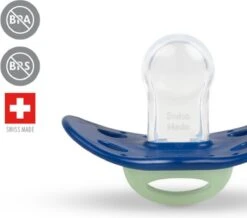 Bibi Happiness Glow In The Dark Dental Fopspeen 16 Maanden Plus Blauw -Aanbiedingen BIBS Winkel 1200x1058 10