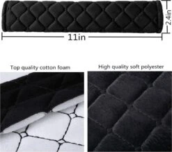 Merkloos Gordelbeschermer Sets Zwart Auto Autostoel Vrachtwagen Safety Belt Cushion Pads -Aanbiedingen BIBS Winkel 1200x1063 6