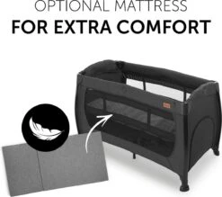 Hauck Play N Relax Center Campingbedje - Zwart -Aanbiedingen BIBS Winkel 1200x1064 8