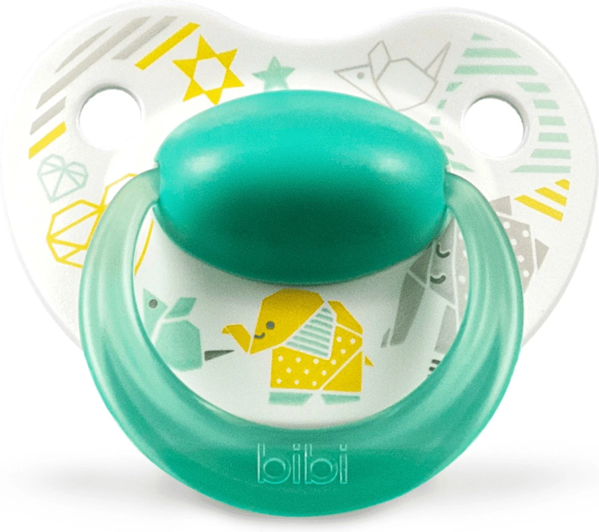 Bibi Happiness Favourites Dental Fopspeen 16 Maanden Plus Wit, Groen 1 Bibi Happiness Favourites Dental Fopspeen 16 Maanden Plus Wit, Groen