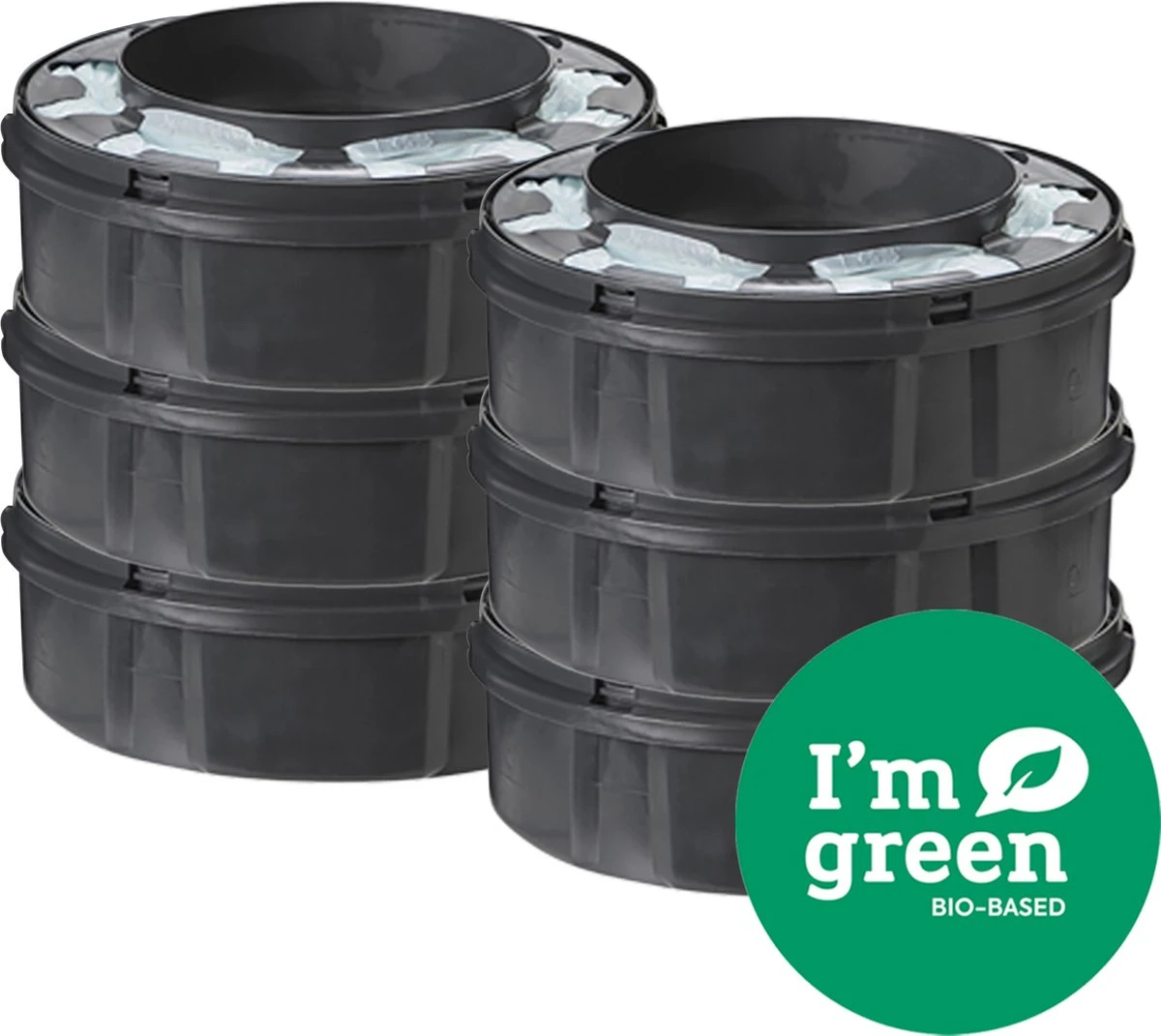Tommee Tippee Twist & Click Milieuvriendelijke Luieremmer Navulling - Duurzaam Geproduceerde Greenfilm - 6 Stuks 1 Tommee Tippee Twist & Click Milieuvriendelijke Luieremmer Navulling - Duurzaam Geproduceerde Greenfilm - 6 Stuks