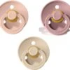 BIBS Fopspeen - Leeftijd 6-18 Maanden - Blush, Woodchuck En Vanilla - Set Van 3 - Maat 2