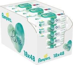 Pampers® Pampers - Aqua Pure - Billendoekjes - 2592 Doekjes - 54 X 48 14 Pampers® Pampers - Aqua Pure - Billendoekjes - 2592 Doekjes - 54 X 48 -Aanbiedingen BIBS Winkel 1200x1074 3
