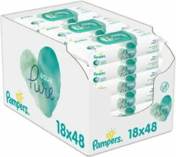 Pampers® Pampers Aqua Pure Billendoekjes - 864 Doekjes -Aanbiedingen BIBS Winkel 1200x1075