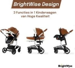 Merkloos BrightWise® Luxe Kinderwagen 3 In 1 Voldoet Aan Alle Europese Veiligheidscertificaten - Wandelwagen - Kinderwagen 3-in-1 Incl Autostoel - Kinderwagen Maxi Cosi – Buggy 3 In 1 - Newborn - Leer - Bruin 19 Merkloos BrightWise® Luxe Kinderwagen 3 In 1 Voldoet Aan Alle Europese Veiligheidscertificaten - Wandelwagen - Kinderwagen 3-in-1 Incl Autostoel - Kinderwagen Maxi Cosi – Buggy 3 In 1 - Newborn - Leer - Bruin -Aanbiedingen BIBS Winkel 1200x1079 11